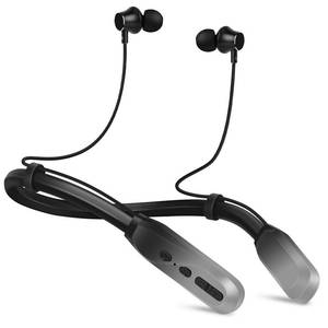 lot 45378 image: Lecefty Neckband Bluetooth Headphones, 200H Extra Long Playtime Wireless Stereo Neckband Earbuds with Microphone, Waterproof Balanced Armature Drivers in Ear Headset for SportsWorkout (Silver) - Retail $26