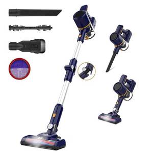 lot 62029 image: Powaert N7P Cordless Vacuum Cleaner, 6 in 1 Powerful Stick Vacuum for Home, 2200mAh Battery Vacuum Rechargeable, Lightweight Vacuum Cleaners for Hardwood Floors Pet Hair (Navy) - Retail $60
