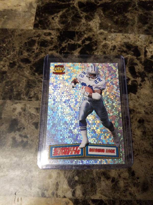 lot 445 image: 1994 Pacific Trading Cards Emmitt Smith Dallas Cowboys Football Card