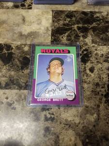 lot 577 image: 2006 Topps Rookie of the Week George Brett Kansas City Royals Baseball Card