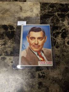 lot 599 image: 1953 Topps Clark Gable Trading Card