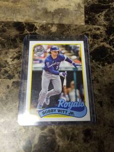 lot 601 image: 2024 Topps Bobby Witt Jr. Kansas City Royals Baseball Card