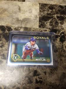 lot 614 image: 2024 Topps Bobby Witt Jr. Kansas City Royals Baseball Card