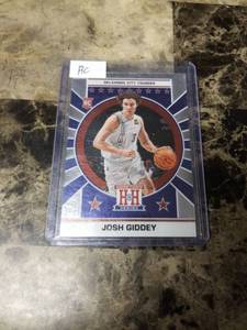 lot 655 image: 2022 Panini Chronicles Hometown Heroes Basketball Josh Giddey Oklahoma City Thunder Rookie Card