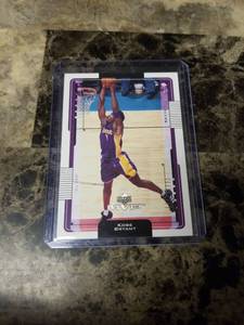 lot 661 image: 2001 Upper Deck MVP Kobe Bryant Los Angeles Lakers Basketball Card