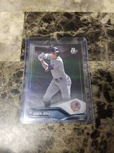 lot 662 image: 2021 Topps Bowman Platinum Aaron Judge New York Yankees Baseball Card