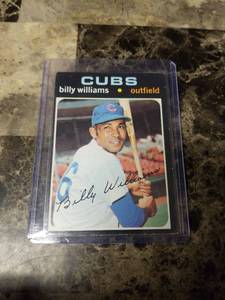 lot 664 image: 1971 Topps Billy Williams Chicago Cubs Baseball Card