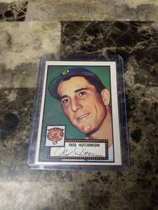lot 686 image: 1952 Topps Fred Hutchinson Detroit Tigers Baseball Card