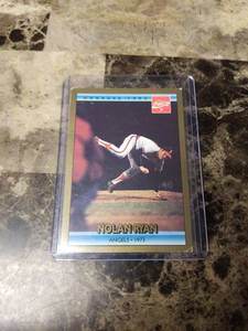 lot 712 image: 1992 Leaf Nolan Ryan Los Angeles Angels Baseball Card