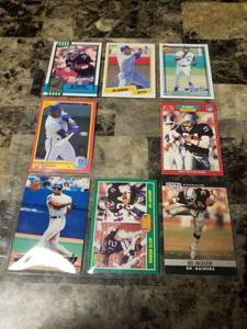 lot 735 image: 8pk Various Bo Jackson Football and Baseball Cards
