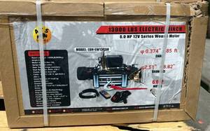 lot 2887 image: Unused Landhero 13,000 LB Electric Winch  PL-P13000