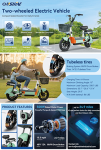 lot 9013 image: Onshine Two-Wheeled Electric Vehicle  OSEV-48