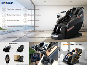 lot 9051 image: Onshine 2026 High-End Zero Gravity Full Body Massage Chair  OSMC-BK