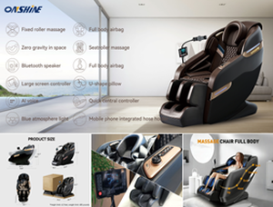 lot 9054 image: Onshine 2026 High-End Zero Gravity Full Body Massage Chair  OSMC-BKBN
