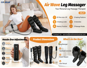 lot 9057 image: Onshine Air Wave Leg Massager  OSLM
