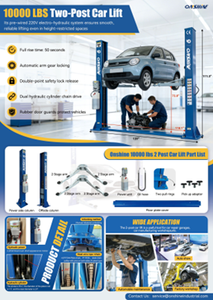 lot 9068 image: Onshine 10000LBS Two-Post Car Lift  OSCL-10000