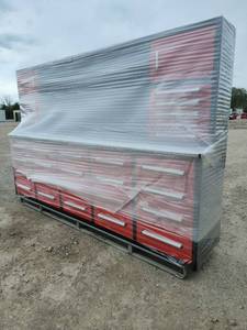 lot 9519 image: Unused 10 Ft Mobile Tool Storage Workstation  30 Drawer
