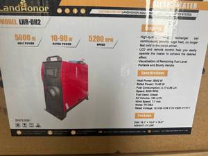 lot 2495 image: Unused Landhonor Diesel Heater  LHR-DH2