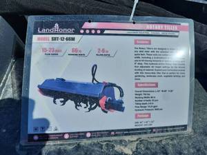 lot 2433 image: Unused Landhonor Rotary Tiller  SRT-12-66W
