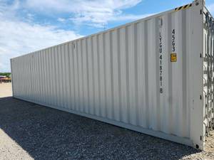 lot 2210 image: 40 High Cube Storage Container, APPROX 102 TALL X 96 WIDE X 40 DEEP  LYGU4187818