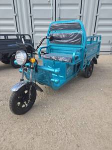 lot 9005 image: Onshine 800W Electric Cargo Tricycle  OSECT-13  Light Blue