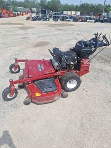 lot 14 image: Turf Tracer X-Series 21 HP Koh EFI ECV650 w60 UltraCut Series 4 Deck Walk Behind 1330 Hours