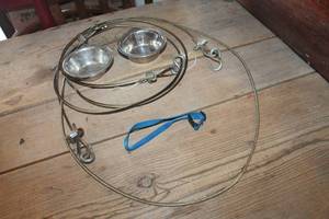 lot 4787 image: Animal Bowls, Collar & More