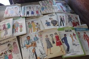 lot 4803 image: Box of Vintage Patterns