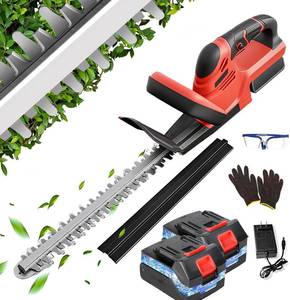 lot 161431 image: ALSO GO 22 Cordless Hedge Trimmer, 24V Heavy-Duty Electric Shrub Trimmer with Double-Action Blade, 2-Pack 3.0Ah Batteries & Fast Charger, Lightweight Bush Cutter for Garden Lawn Yard Pruning