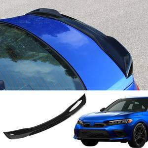 lot 161463 image: Spoiler Wing Compatible with 2022-2025 2026 Honda Civic Sedan Spoiler Trunk Rear Spoiler Wing Lip for Honda Civic Sedan Accessories (Glossy Black)
