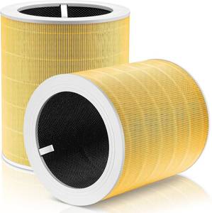 lot 261494 image: Core 600S Pet Care Replacement Filter for LEVOIT Core 600S Air Purifier, 3-in-1 H13 True HEPA, High-Efficiency Activated Carbon, Core 600S-RF-PA, 2 Pack, Yellow