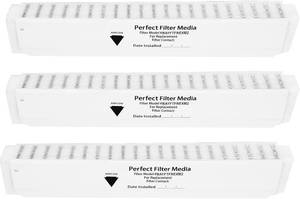 lot 261510 image: 3 Packs,Upgrade BAYFTFREXM2 MERV 13 Perfect Fit 5 Filter Media Compatible with Trane BAYFTFREXM2 FLR06232 Expandable Filter