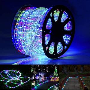lot 261516 image: 200ft LED Rope Lights Outdoor, 1440 LED Flexible Tube Lights with 8 Modes, Waterproof LED Rope Lighting for Outside, Garden, Patio, Bedroom, Party, Pool, Fences, Indoor Outdoor Decoration (Multicolor)