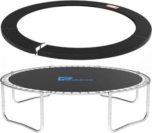 lot 261519 image: Trampoline Pad 10ft 12ft 14ft 15ft 16ft Trampoline Replacement Safety Pad, Waterproof and Tear-Resistant Safety Spring Cover Round Frame Pad, Trampoline Pad Replacement