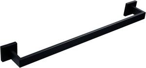 lot 461314 image: BANOLUX Towel Rack, 22 Inch Single Towel Bars for Bathroom, Towel Racks for Bathroom Wall Mounted SUS304 Hand Towel Holder Organize Heavy Duty, Matte Black Towel Bar (Total Length 23.6-Inch)