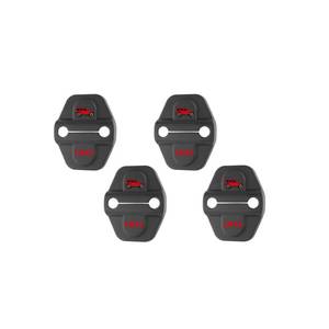lot 31896 image: GUIILAN Car Door Lock Decoration Protector Latches Cover Compitable with 2018-2025 Jeep Wrangler JL JLU 4XE Unlimited Sahara Sports Rubicon Gladiator JT Door Lock Cover Parts Accessories - Retail $10