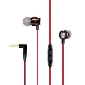 lot 31912 image: Sennheiser CX 300S In Ear Headphone with One-Button Smart Remote - Red - Retail $45