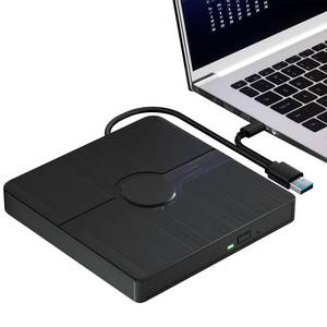 lot 31924 image: Wbacon External Blu Ray Drive, BD Player with ReadWrite Capability Portable Blu-ray Player with USB 3.0 and Type-C CDDVD Burner 3D Blu-ray Drive Compatible with Windows Laptop Desktop PC - Retail $44