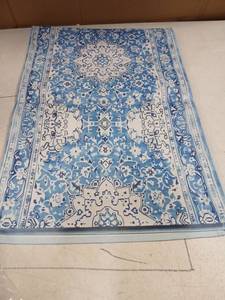 lot 31928 image: Blue and White Persian Style table runner  - Retail $10