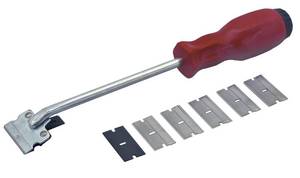 lot 31952 image: Lisle 52000 Razor Blade Scraper,Red - Retail $14