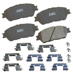 lot 32760 image: Bendix Premium SBC906 Ceramic Front Brake Pads for Lexus ES300 2002-2003, ES330 2004-2006, Toyota Avalon 2005-2007, Camry 2005-2006 (3.0, 3.3), Sienna 2004-2010, Solara 2004-2008, Tacoma 2005-2015 - Retail $30