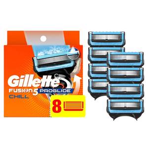 lot 33488 image: Gillette ProGlide Chill Razor Refills for Men, 8 Blade Refills
