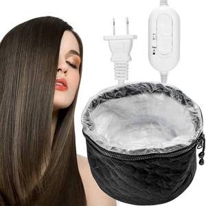 lot 45453 image: Watris Veiyi Hair Steamer Heat Cap, 2 Gear Temperature Control, Deep Conditioning Heating Cap, for Home Spa Use - Retail $15