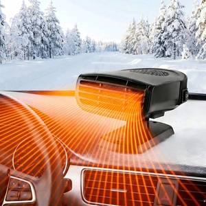 lot 45464 image: Car Heater Portable Car Heater  Portable Defrost Defogger That Plugs into Cigarette Lighter for SUV 150W 12V(Black)