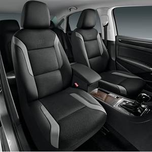 lot 45474 image: Skechers Memory Foam Car Seat Covers, Air Cool Mesh Thick Seat Covers, Gray Two Front Car Seat Protector, Airbag Compatible, Automotive Comfort & Protection for Most Cars, Van,Trucks, SUV,Grey - Retail $46