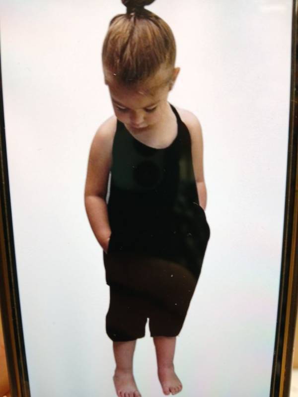 lot 26423 image: Darkyazi Girls Jumpsuit Backless Harem Strap Romper Black 2T