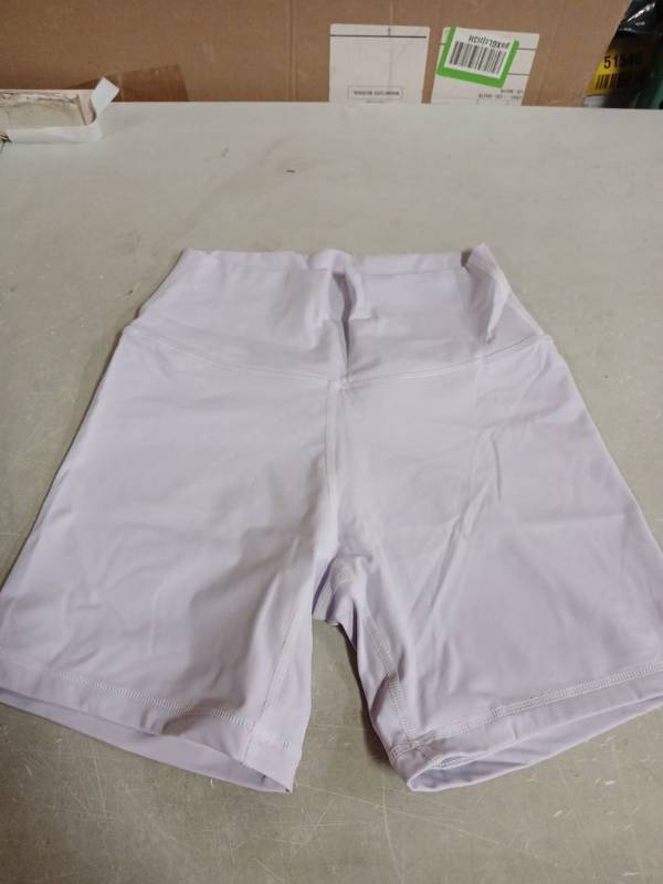 lot 52130 image: Light Purple Athletic Biker Shorts-M