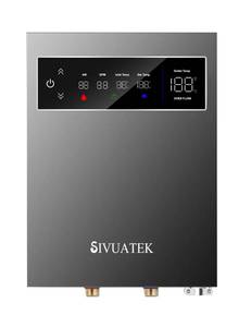 lot 5020 image: 14kW Tankless Water Heater Electric, SIVUATEK 240V Instant On-Demand Hot Water Heater, 2 Point of Use, Self-Modulating, ETL Certified, Endless Water Supply for Home - Retail $218