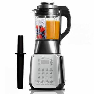 lot 5023 image: Glass Blenders for Kitchen with Tamper, Blender for Smoothies, Professional Blenders 1500W Motor, 9 Adjustable Speeds, 14 Preset Programs, High-Speed Heating Blender for Nut Milk, Soups, Sauces & More - Retail $104