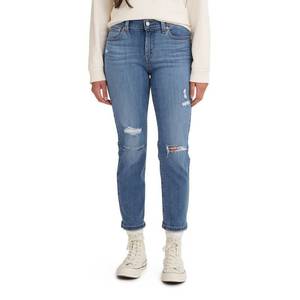 Levi's Women's Boyfriend Jeans, Dark Indigo Worn in, 34 - Retail: $35